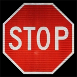 Reflective Aluminum Sign - Diamond Grade Reflective Aluminum Stop Sign